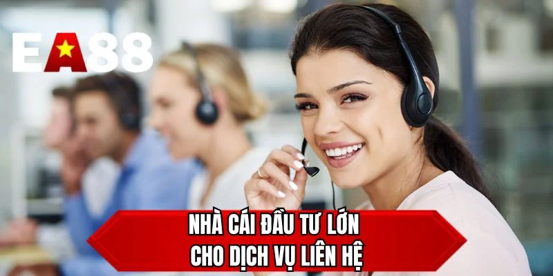 Nhà cái đầu tư lớn cho dịch vụ liên hệ